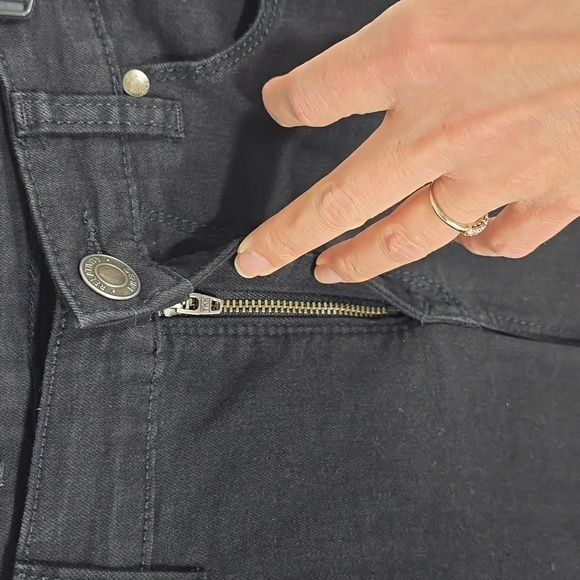 {Relativity} Missy 5 Pocket Skinny Jeans - Black - Size 12 - Picture 8 of 11